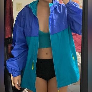 Vintage Columbia Colorblock Windbreaker